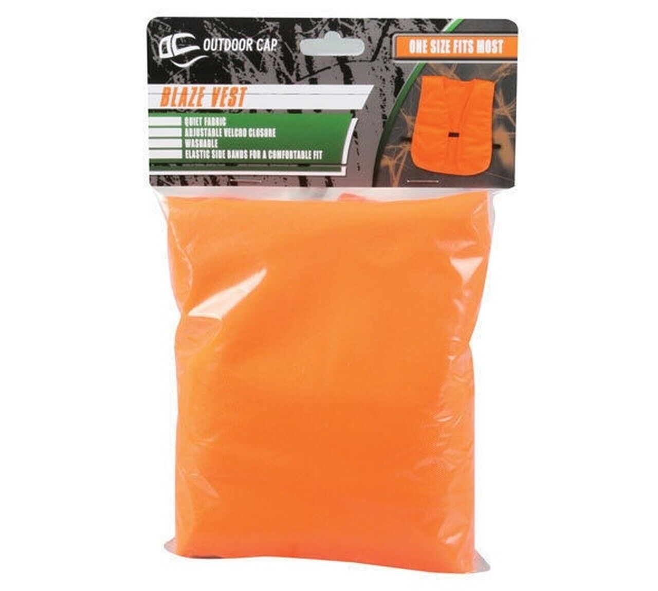 Outdoor Cap Deer Duck Pig R License Safety Vest Blaze Orange