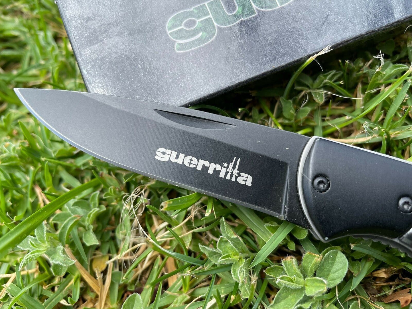 RIDGELINE GUERRILLA KNIFE CARBONMAN - GKCARBON POCKET KNIFE 440 STAINLESS ***