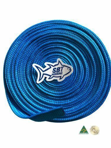 ANCHOR CHAIN SOCK 8 MTRS 30mm BLUE SBT MARINE SLEEVING 6MM SHORT LINK CHAIN
