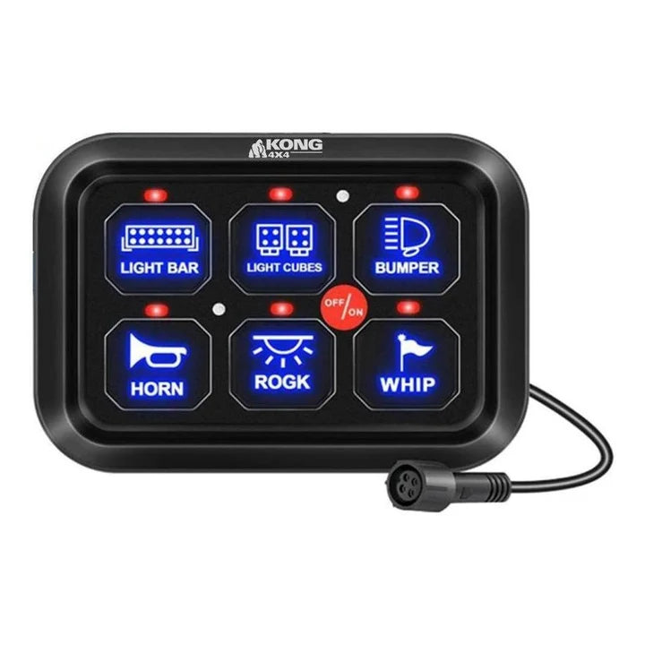 Kong 12V 6 Gang Switch Panel Control System