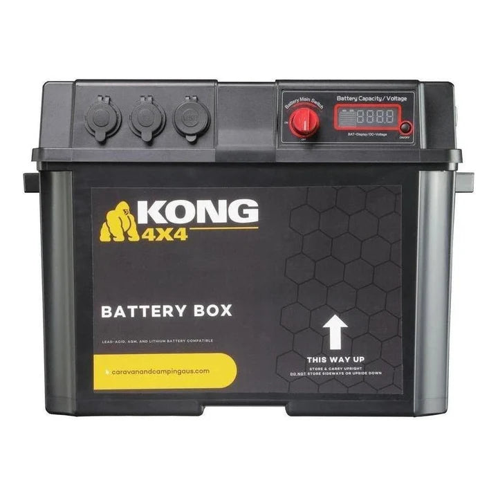 Kong 12V Battery Box Power Station With Power Accessory Sockets KNG-BB1002