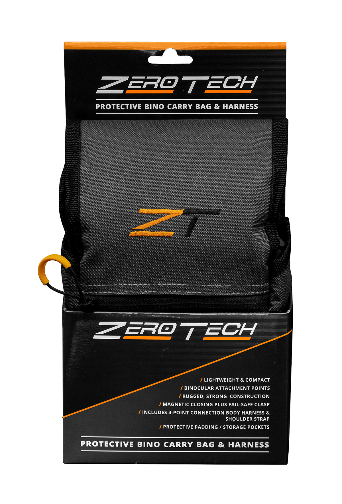 ZEROTECH COMPACT BINO HARNESS GREY SUITS UP TO 45MM OBJ ZTA-CBH