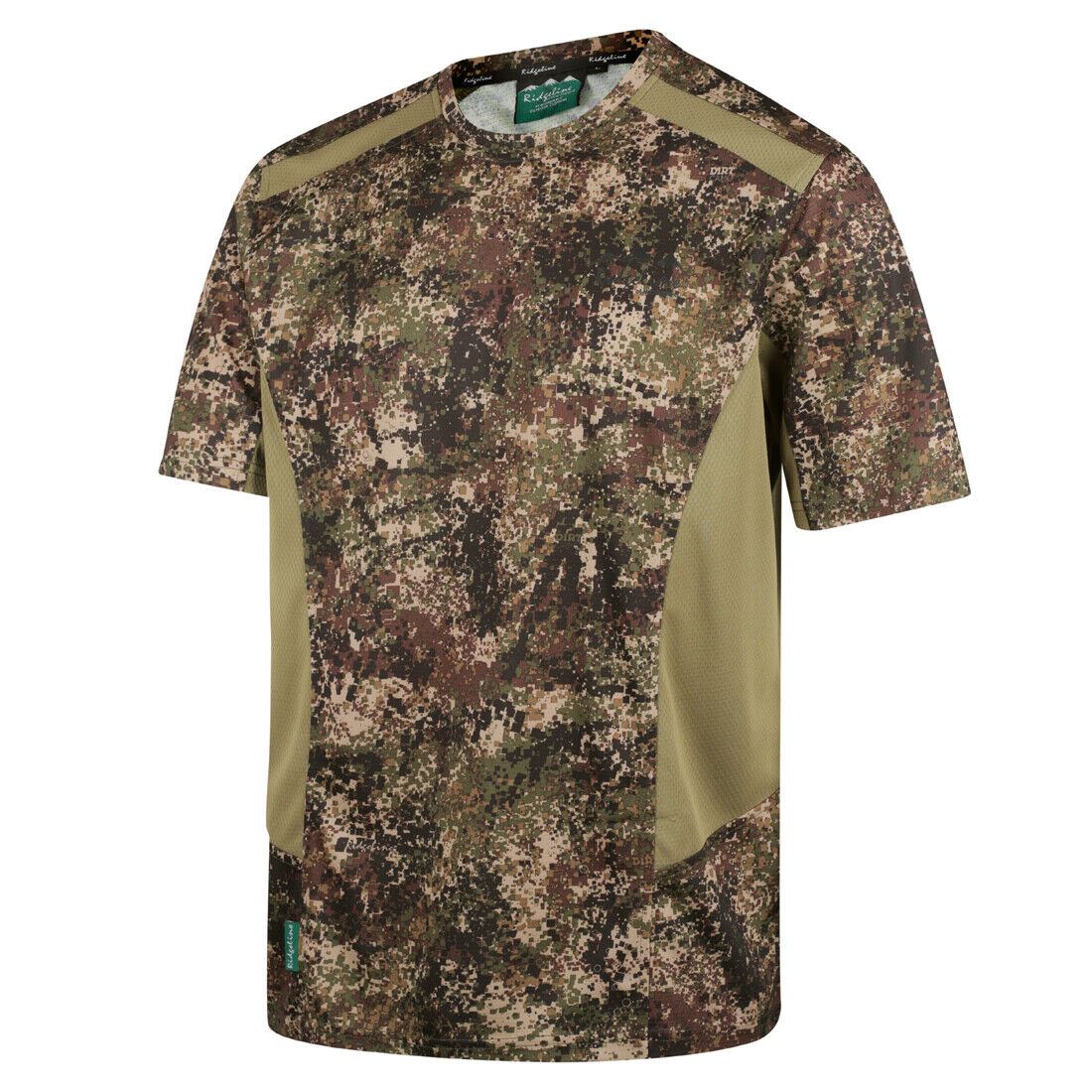 RIDGELINE MENS WHANAU TEE DIRT CAMO S - RLCTSWDX1