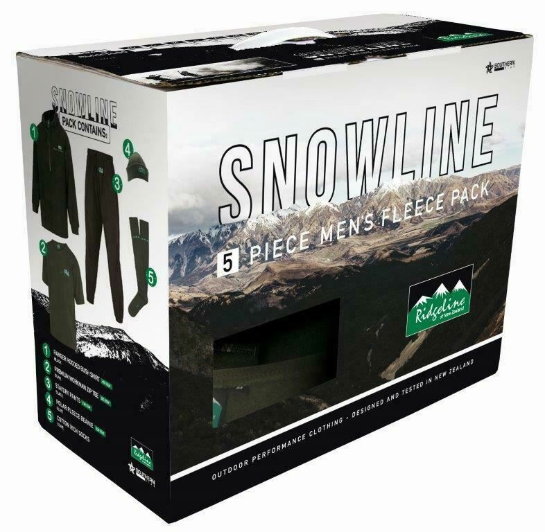 RIDGELINE MENS SNOWLINE PACK BLACK/ OLIVE 2XL - RLCCPSLBO