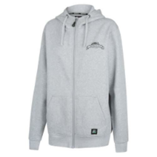 RIDGELINE - WOMENS IMPACT RECYCLED ZIP HOODED FLEECE GR MARLE XS(08) - RLLFJIRGM