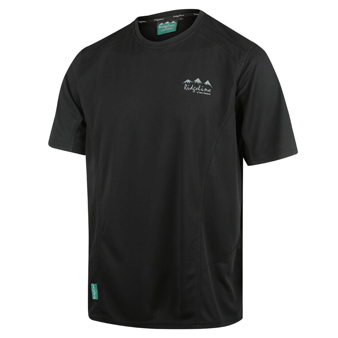 RIDGELINE MENS WHANAU TEE BLACK M - RLCTSWB