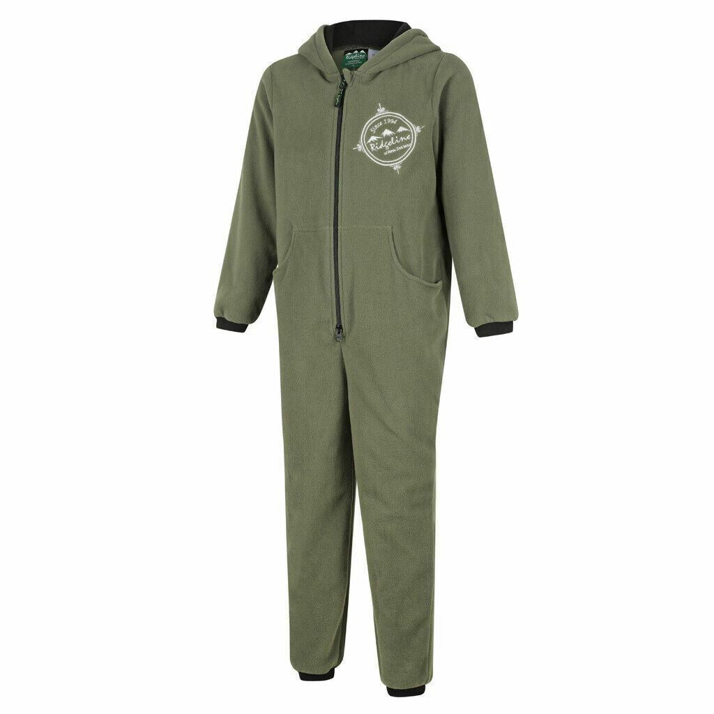 RIDGELINE KIDS ONEZIE FIELD OLIVE 12 YR - RLCKKOFO