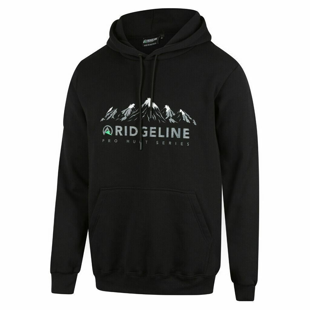 RIDGELINE MENS PRO HUNT HOODIE BLACK XS - RLCHDPHB