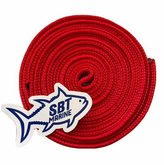 ANCHOR CHAIN SOCK 6.5 MTRS  30mm RED SBT MARINE SLEEVING 6MM SHORT LINK CHAIN