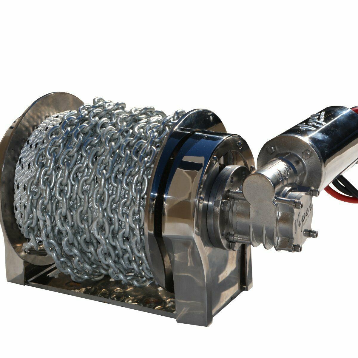 BELL MARINE VIPER “S” SERIES GRAVITY FEED 1000W STAINLESS WINCH BUNDLE 30072-6S