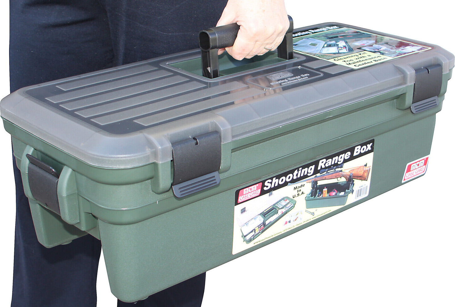 MTM Shooting Range Box and Maintenance Kit For Rifle Cleaning RBMC-11