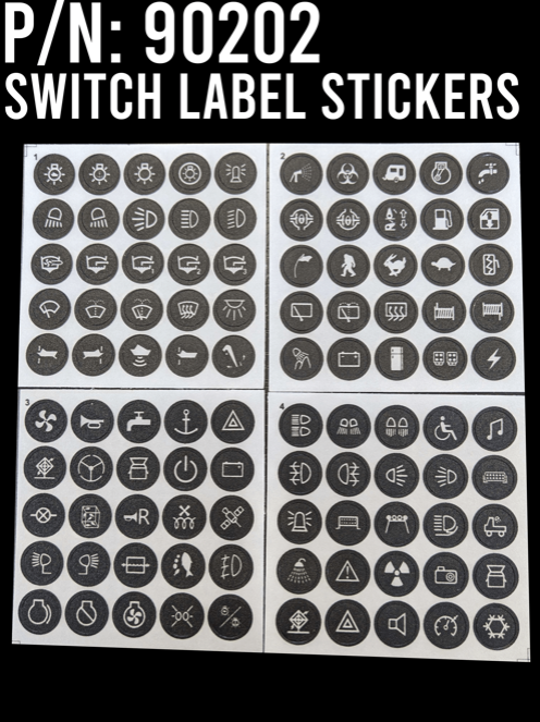 Bell Marine Elite Switch Backlit 8 Gang SIDE BY SIDE On/Off 15A P/N: 90250-15