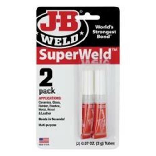 JB WELD SUPER WELD TWIN PACK 0.14OZ  261501 ***
