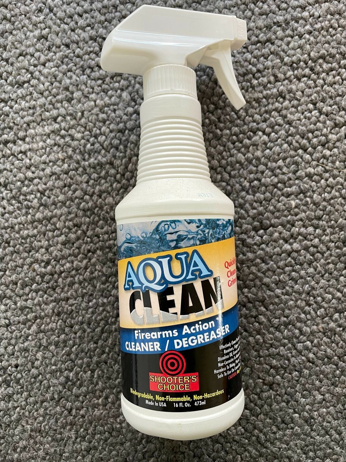 Shooter' Choice Aqua Clean 16 Oz Dissolves Oil, Grease And Powder Fowling RRP$49