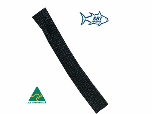 ANCHOR CHAIN SOCK 1M BLACK CONT LENGTH 30mm SBT MARINE 6MM  CHAIN PER METRE
