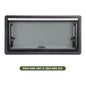 Finch Double Glazed Acrylic Window 900 x 350 With Blind and Fly Screen Vendor FIN-RW900350