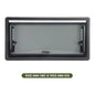 Finch Double Glazed Acrylic Window 900 x 900 With Blind and Fly Screen FIN-RW900900