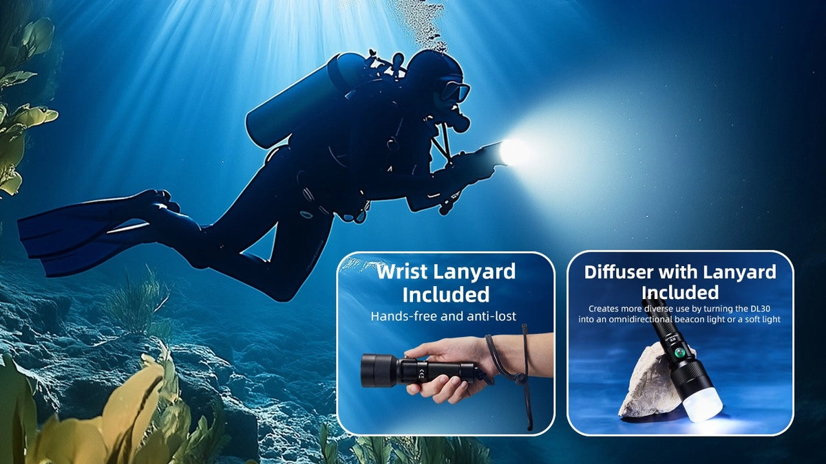 Nitecore DL30 1100 Lumen Rechargeable Dive Light DL30