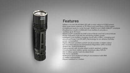 Nitecore EDC35 High-Performance Everyday Carry Flashlight EDC35