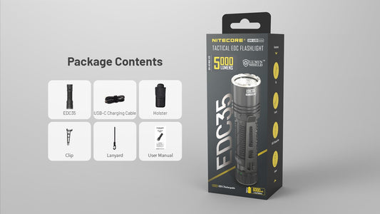 Nitecore EDC35 High-Performance Everyday Carry Flashlight EDC35