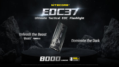Nitecore EDC37 Flashlight : The Ultimate Tactical Gear EDC37