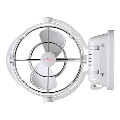 Finch 12/24V 3 Speed 360° Airflow Gimbal Fan Inc USB & Remote White FIN-F1001W