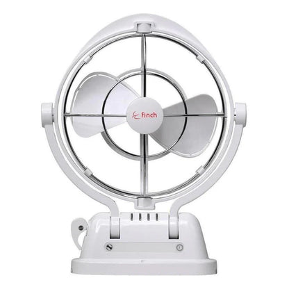 Finch 12/24V 3 Speed 360° Airflow Gimbal Fan Inc USB & Remote White FIN-F1001W