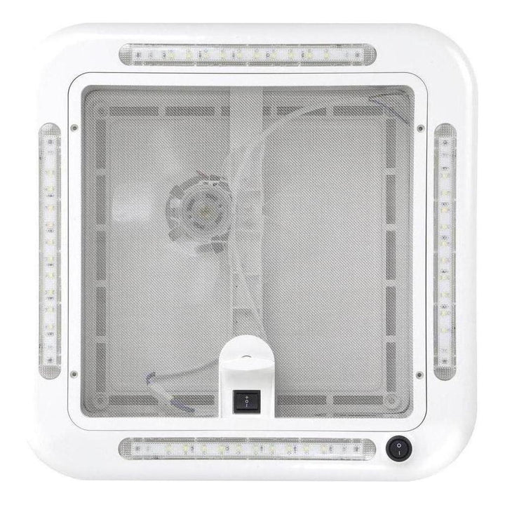 Finch 12V Shower Hatch 320 x 320mm with LED Lights  FIN-R12V-320