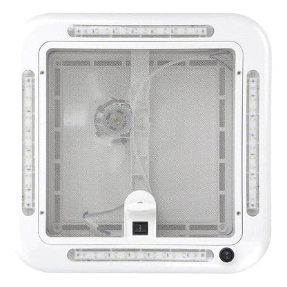 Finch 12V Shower Hatch 320 x 320mm with LED Lights  FIN-R12V-320