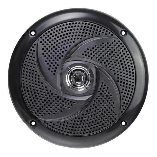 Finch 6.5" Low Profile 60W Slimline Speakers with LED Lights Black 1 pair FIN-DBS6024B-LED