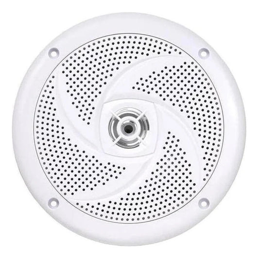 Finch 6.5" Low Profile 60W Slimline Speakers with LED Lights White 1 pair FIN-DBS6024W-LED