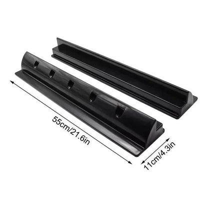 Finch ABS Solar Panel Mounting Brackets Black Pair. SKU: FIN-RSPB