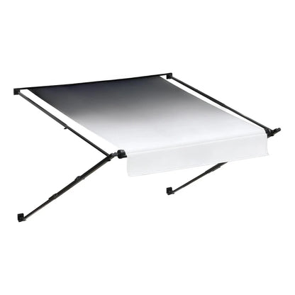 Finch Awning Manual Roll Out 16 Foot Black FIN-AWB1LRO16FB