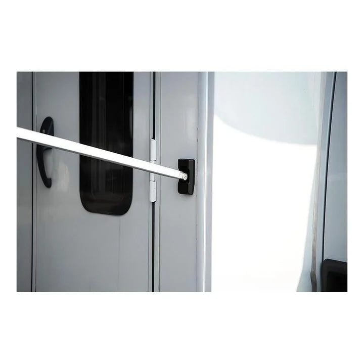 Finch Awning Side Mount Manual inc Support Leg 3.5 x 2.5m Black FIN-AWS27SM350B