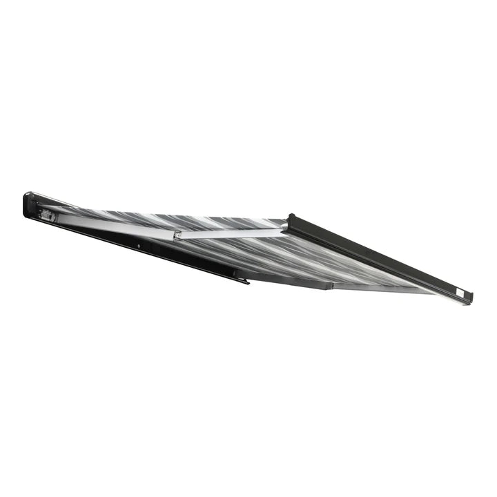 Finch Awning Side Mount Manual inc Support Leg 3 x 2.5m Black FIN-AWS27SM300B