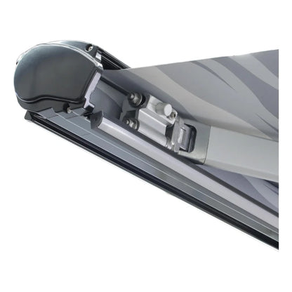 Finch Awning Top Mount Manual Inc Support Leg 3.5 x 2.5m Black FIN-AWS35TM350B