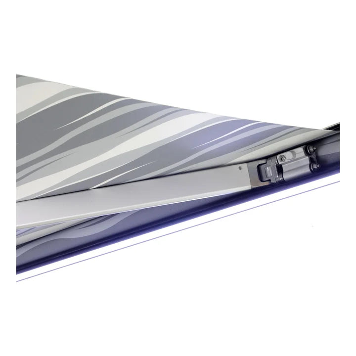 Finch Awning Top Mount Manual Inc Support Leg 3.75 x 2.5m Black FIN-AWS35TM375B