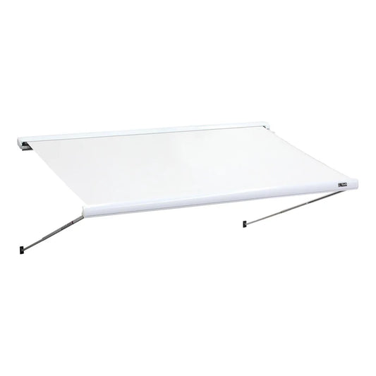 Finch Awning Top Mount Manual Inc Support Leg 3.5 x 2.5m White FIN-AWS35TM350W