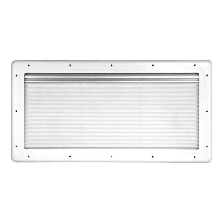 Finch Double Glazed Acrylic Window 1100 x 450 With Blind and Fly Screen FIN-RW1100450