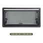 Finch Double Glazed Acrylic Window 1450 x 550 With Blind and Fly Screen FIN-RW1450550