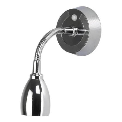 Finch LED 12V Reading Light with USB Port Chrome  FIN-202795E