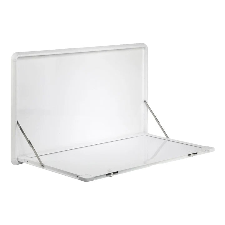 Finch Lockable Fold Out Picnic Table 800 x 450mm White FIN-PT-800W