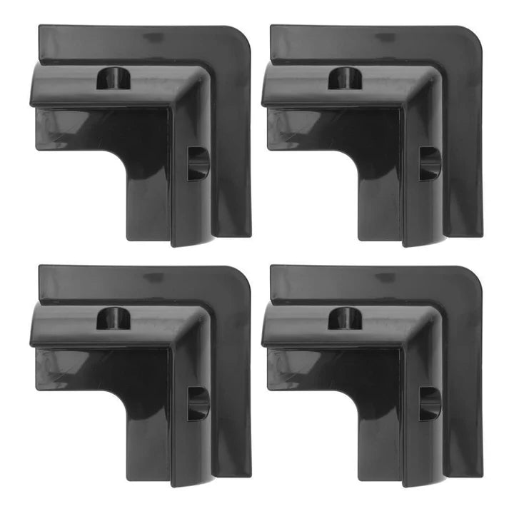 Finch Solar Panel Corner Mounting Brackets Black Plastic x 4 FIN-SBM103B