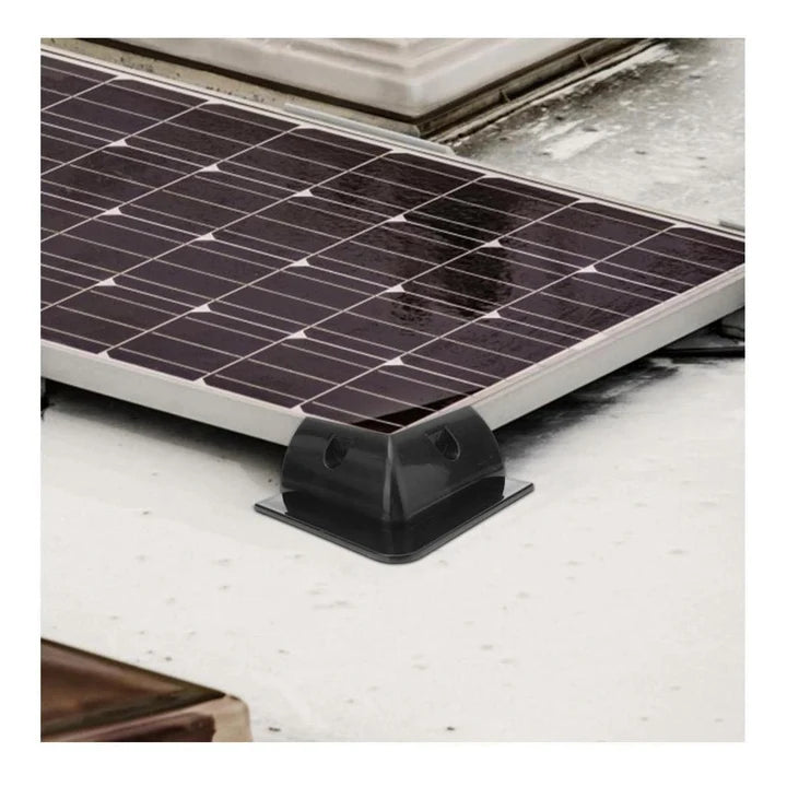 Finch Solar Panel Corner Mounting Brackets Black Plastic x 4 FIN-SBM103B