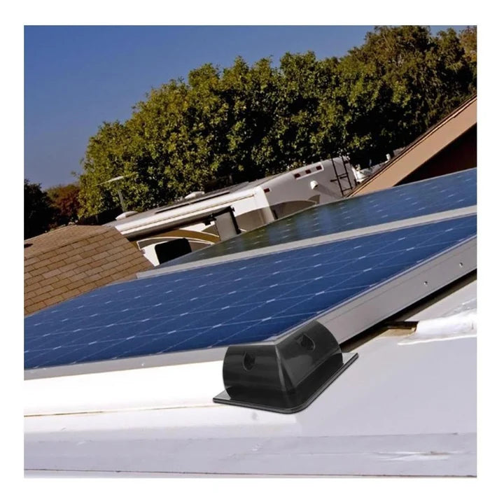 Finch Solar Panel Corner Mounting Brackets Black Plastic x 4 FIN-SBM103B