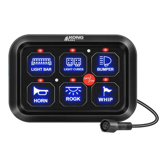 Kong 12V 6 Gang Switch Panel Control System