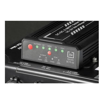 Kong 12V Battery Box Power Station With 25 Amp DC-DC Charger IP66 KNG-BB1001