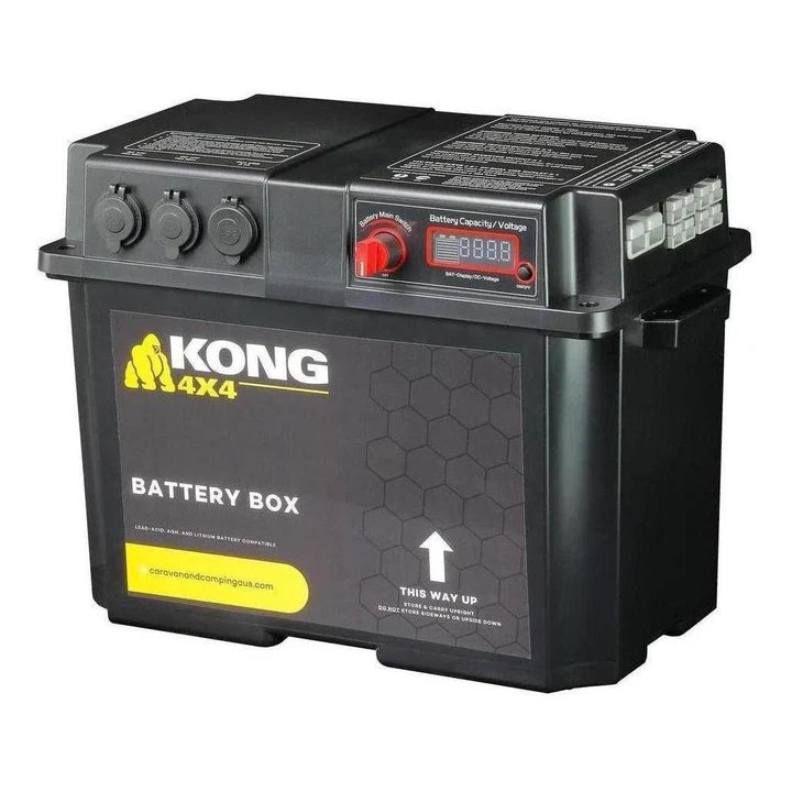 Kong 12V Battery Box Power Station With Power Accessory Sockets KNG-BB1002