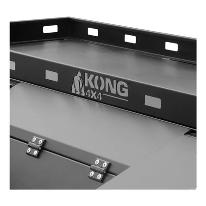 Kong Black Aluminium Beast Tool Box 4 Compartments 2100x1133x755mm KNG-TB21004C