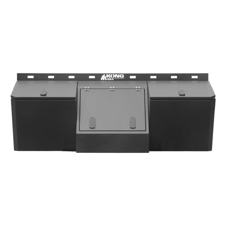Kong Black Aluminium Beast Tool Box 4 Compartments 2100x1133x755mm KNG-TB21004C